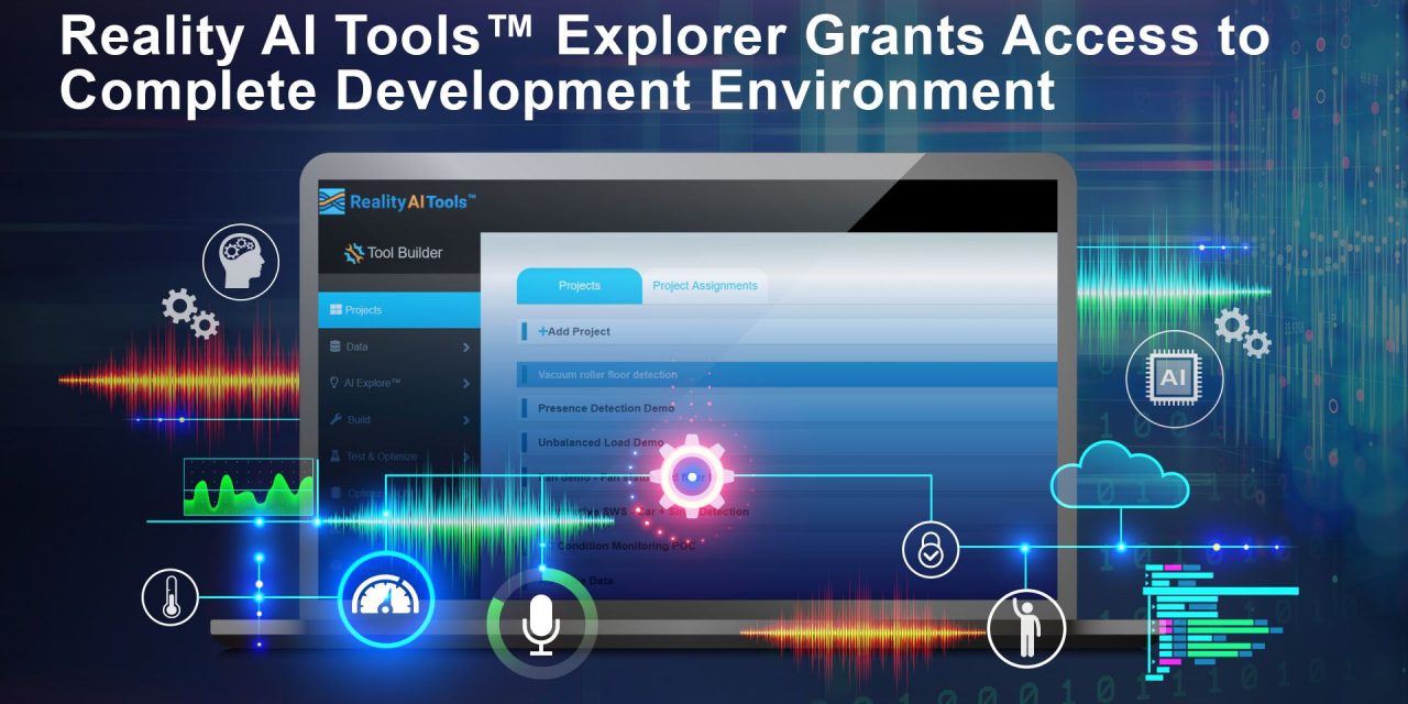 New Reality AI Explorer Tier Offers Free Access to Comprehensive Evaluation “Sandbox” of Powerful AI/ML Development Environment