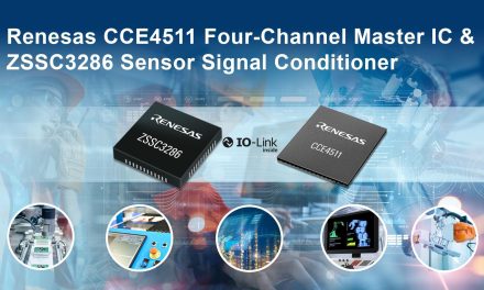 Renesas Introduces Four-Channel Master IC and Sensor Signal Conditioner for the Growing IO-Link Market