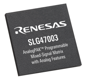 REN2435 SLG47003 Renesas Introduces New AnalogPAK Programmable Mixed-Signal ICs, Including First Low-Power Device with 14-Bit SAR ADC