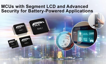 Renesas Debuts Ultra-Low-Power RA4L1 MCUs with Capacitive Touch, Segment LCD and Robust Security
