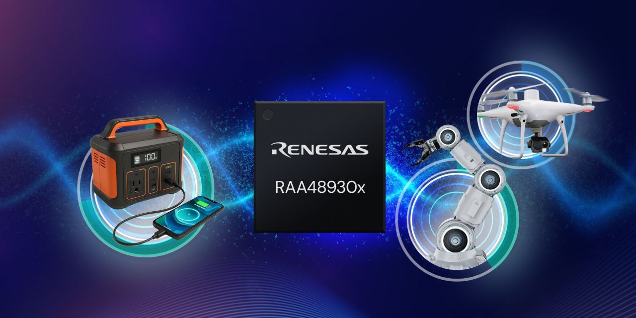 New Renesas USB-C power solution with innovative three-level topology improves performance and reduces system size
