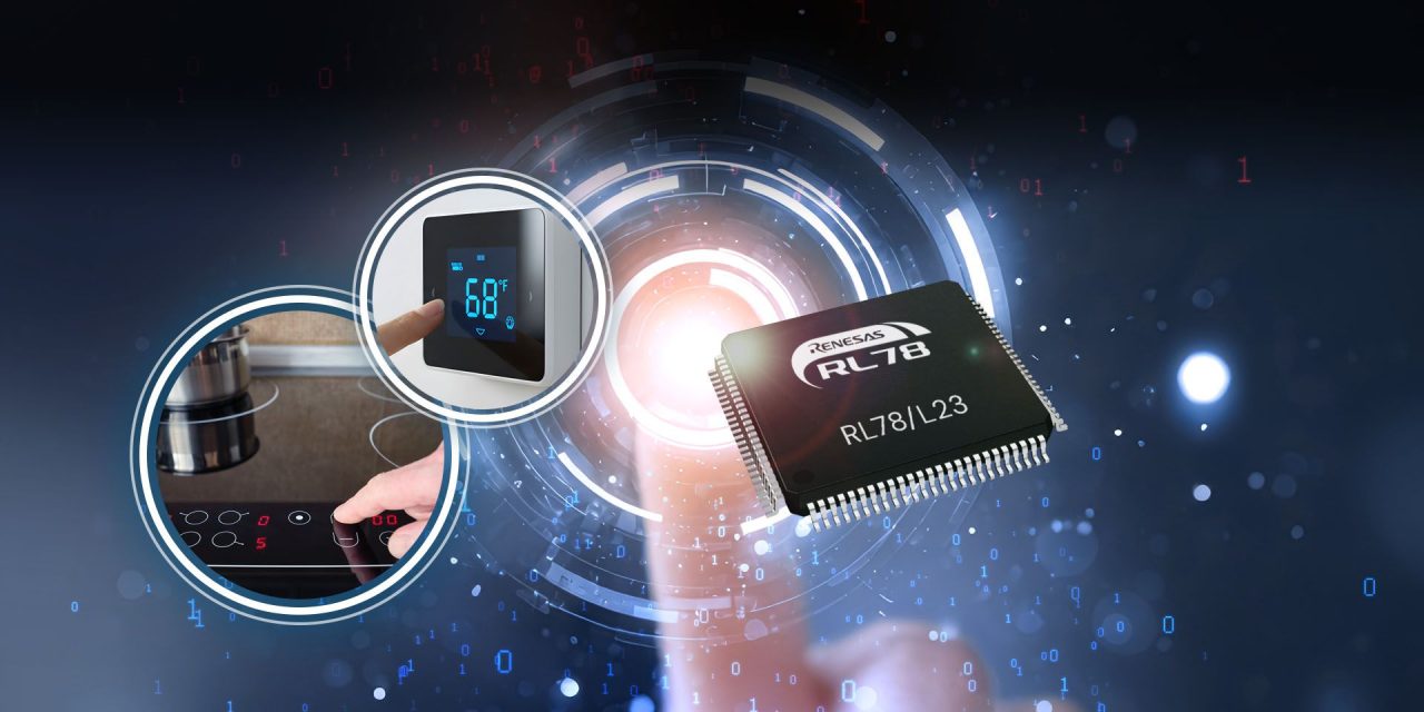 Renesas introduces ultra-low-power RL78/L23 MCUs for next-generation smart home appliances