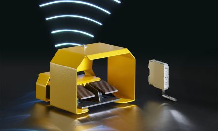 Steute enlarged protective shield and new wireless system