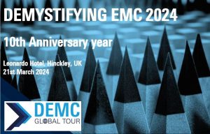 RSUK03 Demystifying EMC UK event 21 March 2024 Rohde & Schwarz announces UK date for popular Demystifying EMC Seminar