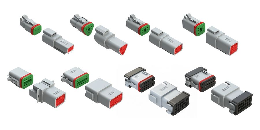 For heavy-duty applications:   The AT Series connectors from Amphenol – now at Rutronik