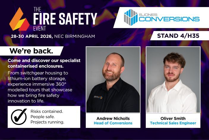S Jones Conversions returns to The Fire Safety Event 2026