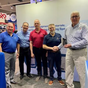 SCS Quality Associates Rep Award 23 SCS Presents Quality Associates with Representative of the Year Award during APEX