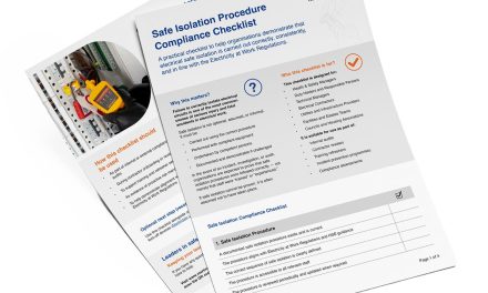 Martindale’s ‘safe isolation procedure checklist’ for safer working