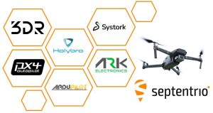 Septentrio ecosystems all logos uav Septentrio expands UAV ecosystem for reliable GNSS positioning