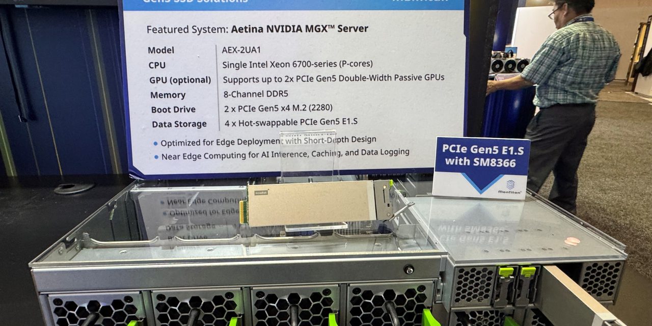 Silicon Motion showcased MonTitan SM8366 in core to edge AI server applications at FMS 2025
