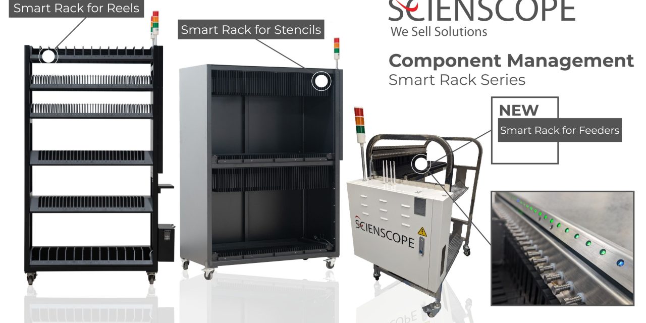 Altus Group Introduces Scienscope Smart Rack for Feeders  to Enhance SMT Production Efficiency