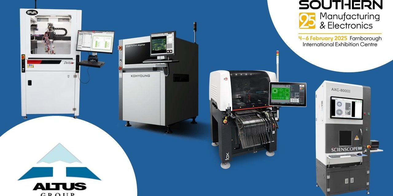 Altus to Highlight Key Manufacturing Solutions and Trends at Southern Manufacturing & Electronics 2025