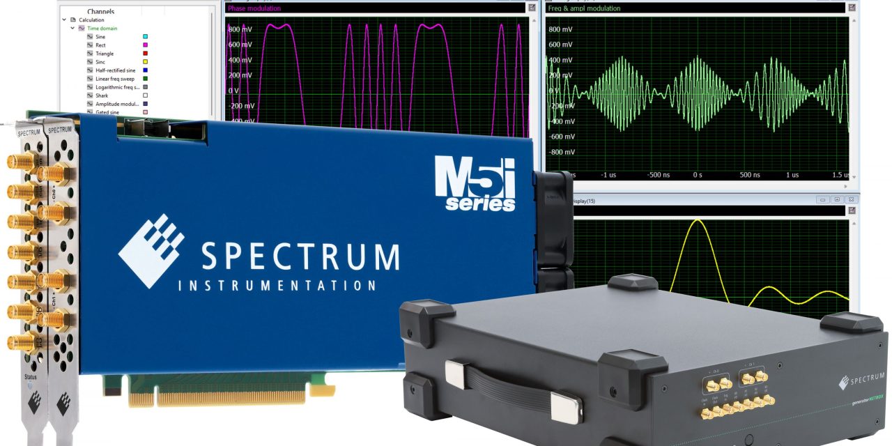 Spectrum Instrumentation announces new arbitrary waveform generators with 3.9 GHz bandwidth and 10 GS/s output rate