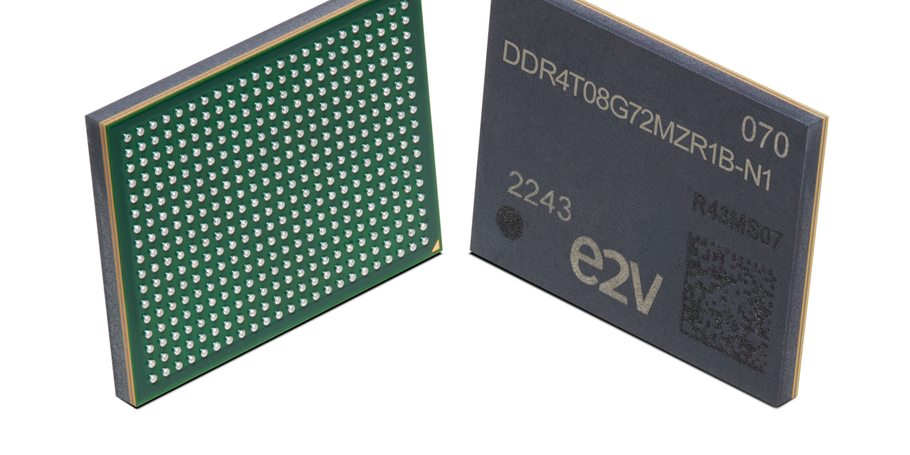 Teledyne e2v Releases Engineering Models of 16GB Space-Qualified DDR4 Memory