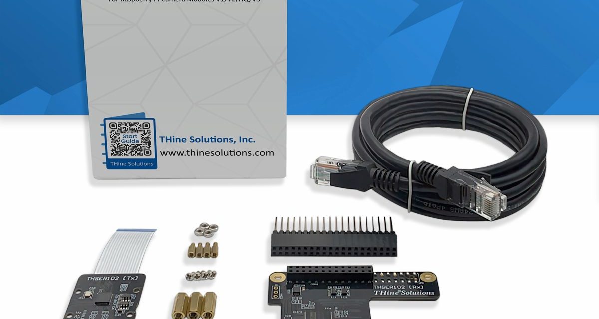 THine Introduces a New Camera Cable Extension Kit for Raspberry Pi Camera Modules Supporting the Latest V3 Camera and Pi 5 Computer