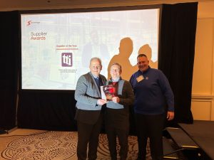 TTIP2334 A Stoneridge Award min TTI Europe is awarded Supplier of the Year by Stoneridge, Inc. - Award recognises TTI Europe’s focus and dedication