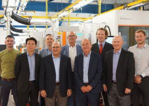 TTIP2408 A Image 1 Group Picture TTI’s Geoff Breed honoured with Harwin’s Chairman’s Award for distribution