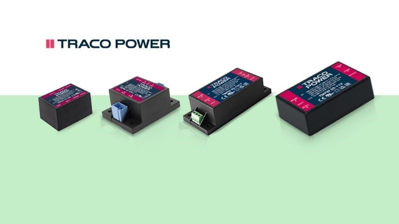 Farnell now stocking Traco Power’s compact 5-50 Watt encapsulated  TMPW Series