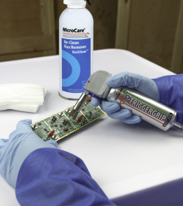 TriggerGrip In use MicroCare to Showcase Innovative Cleaning Solutions at SMTA Trade Shows