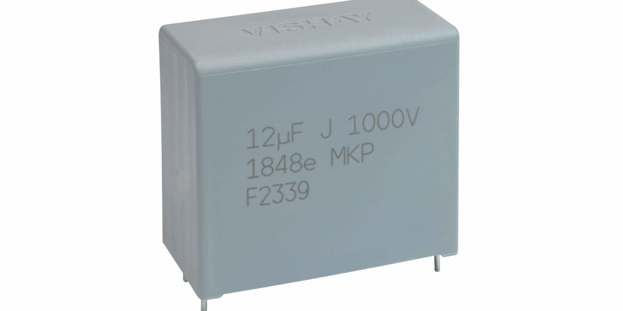 High temperature DC-Link for eMobility:  Vishay’s MKP1848e film capacitor for 125°C automotive applications
