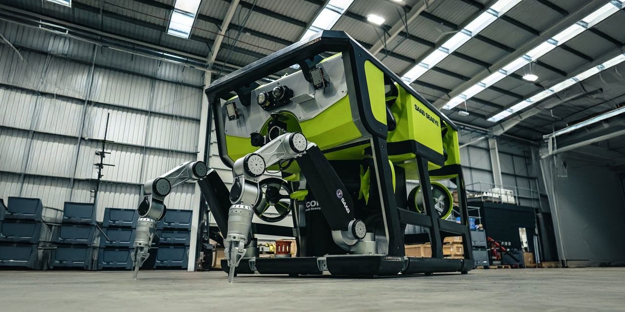 Saab UK innovates deep-sea exploration mitigating risk to divers and the environment