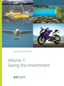Vicor eBook saving environment cover Green Technology Powered by Vicor is Saving the Environment