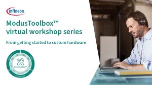 Web Banner E14 Webinar Series 1200x675px element14 Community and Infineon host educational webinar series on ModusToolbox software