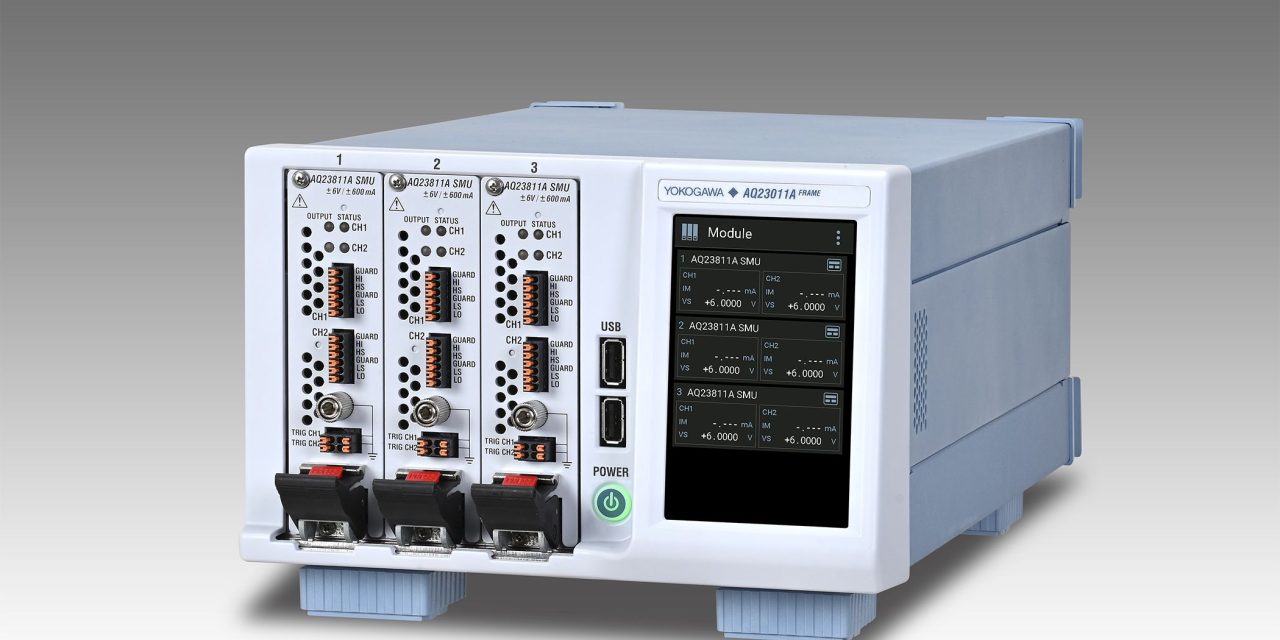 Yokogawa Test & Measurement Releases AQ2300 Series Modular High-Precision SMU to Expedite the Development of Semiconductor Devices