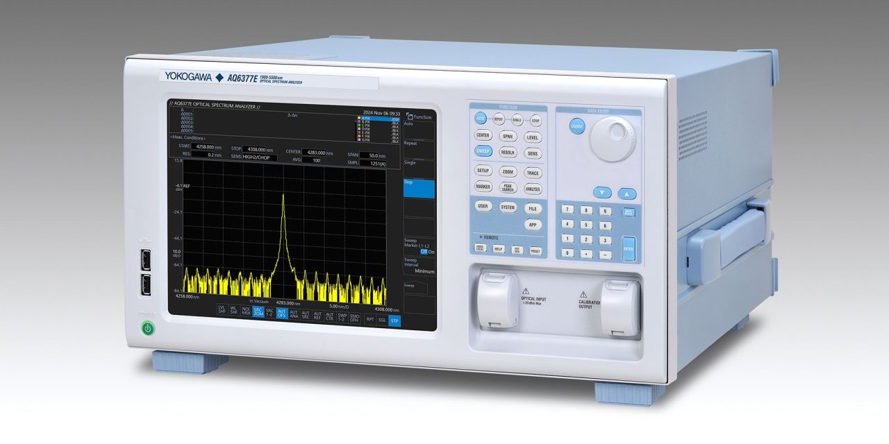 Yokogawa Test & Measurement Releases AQ6377E Optical Spectrum Analyzer for Fast and Accurate Mid-wave Infrared Measurements