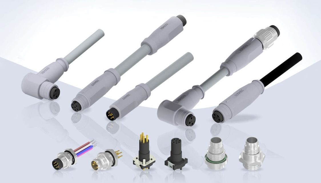 M8 Circular Connectors & Sockets with Snap or Snap/Screw Terminations
