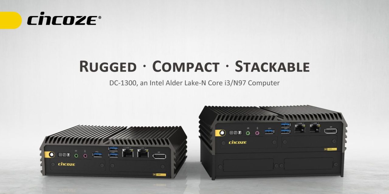 Cincoze Launches New Compact Industrial Computers (DC-1300 series) for Smart Manufacturing