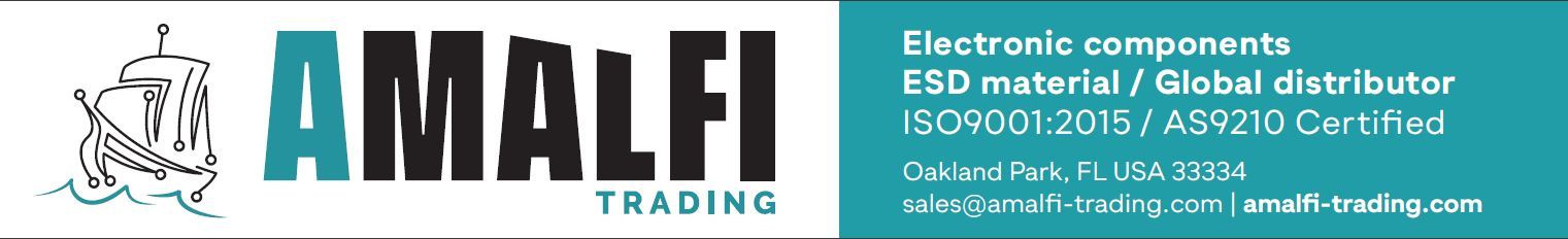bannner AMALFI TRADING: A WELL TRUSTED PARTNER IN THE ELECTRONIC COMPONENTS BUSINESS
