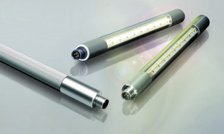 LED workspace lights featuring M12-A: Illuminate workplaces and machines