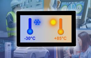 displays Large, Bright 15.6” Touch Panel with Extended Temperature Range
