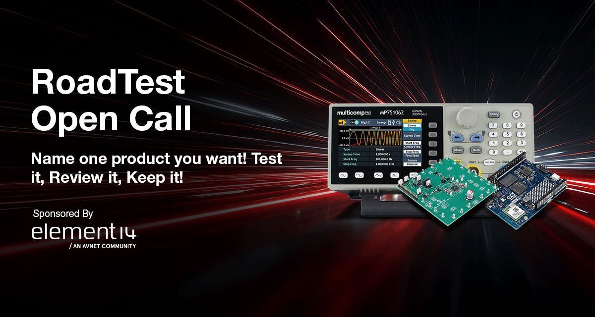 element14 Community invites engineers to choose products they want to test