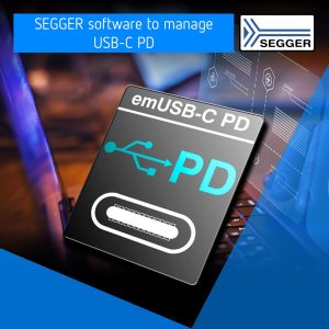 emUSB C PD 01 SEGGER’s emUSB-C PD turns the cable connection into smart tech