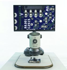 evocam halo 080 multiaxis mount front ODV PCB CMYK Vision Engineering debuts NEW 4K Inspection technology