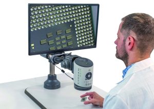 evocam halo 091 multiaxis mount shoulder squarePCB CMYK Vision Engineering debuts NEW 4K Inspection technology