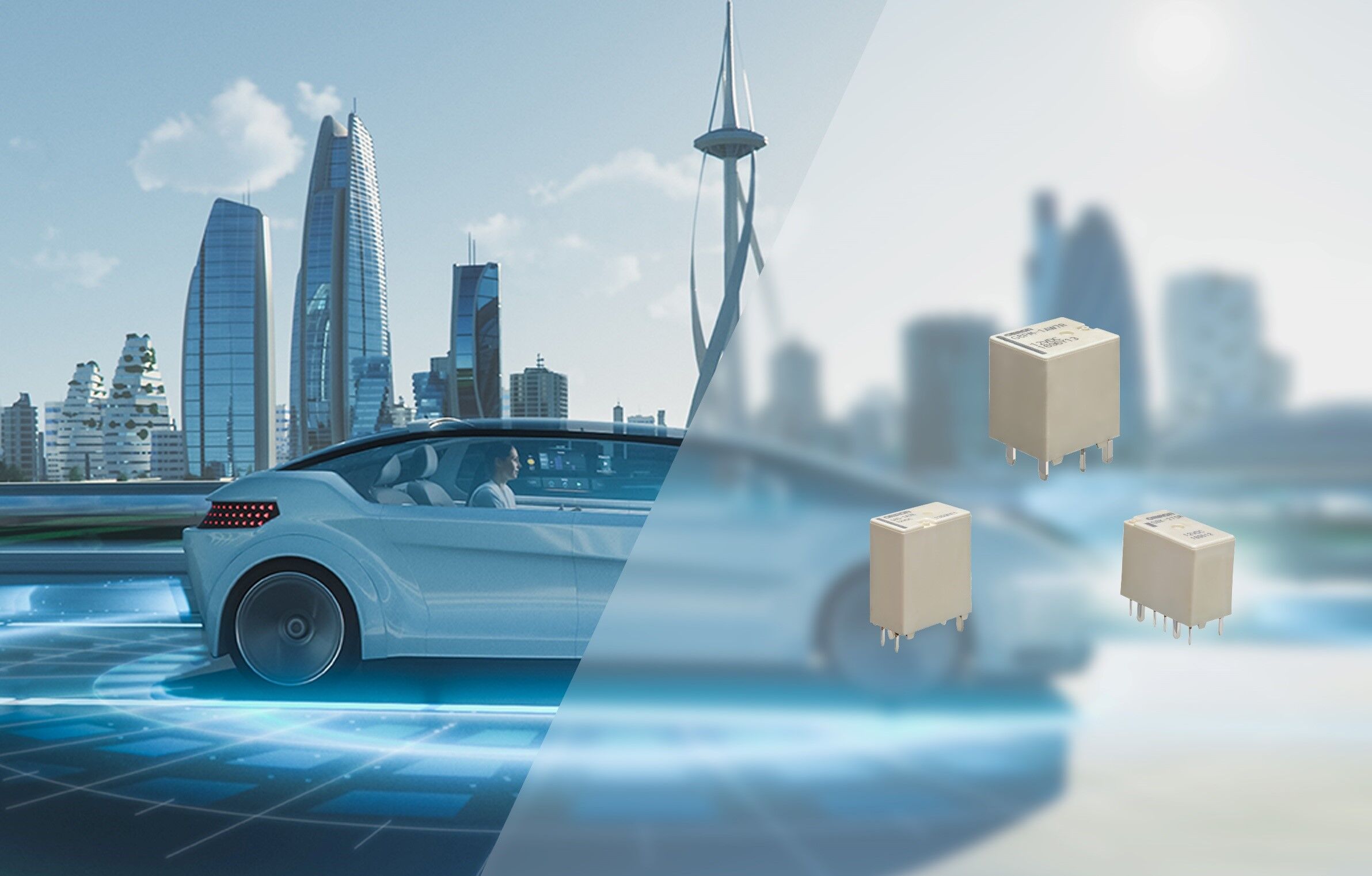 f0813om G8PM G8G G8K PR image Omron adds compact, high performance DC relays for automotive and mobility applications