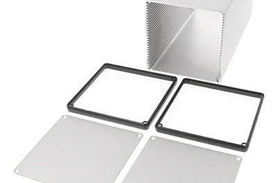 Hammond’s new square 1455 extruded enclosures – more height for multiple PCBs and larger components