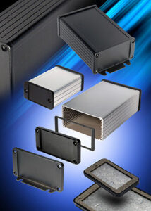 hammond 1457 Hammond’s four versions of extruded aluminium enclosures