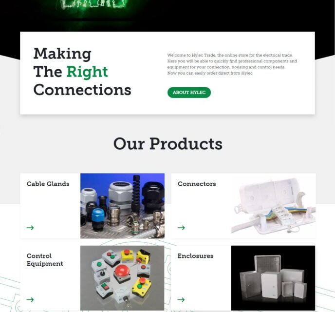 Hylec launches e-commerce website – easy ordering of Debox junction boxes, connectors, enclosures and control equipment, direct and fast from Hylectrade.com