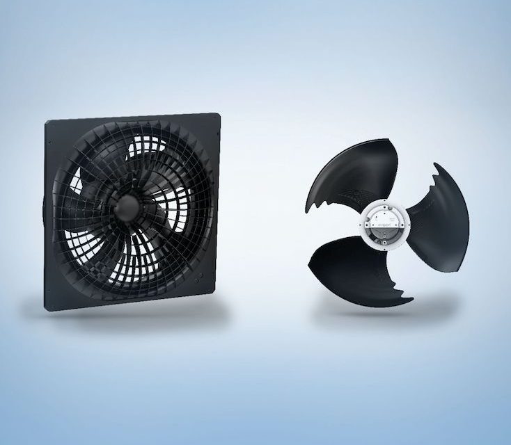 Quiet, Powerful Axial Cooling Fans for Heat Pumps and Condensers