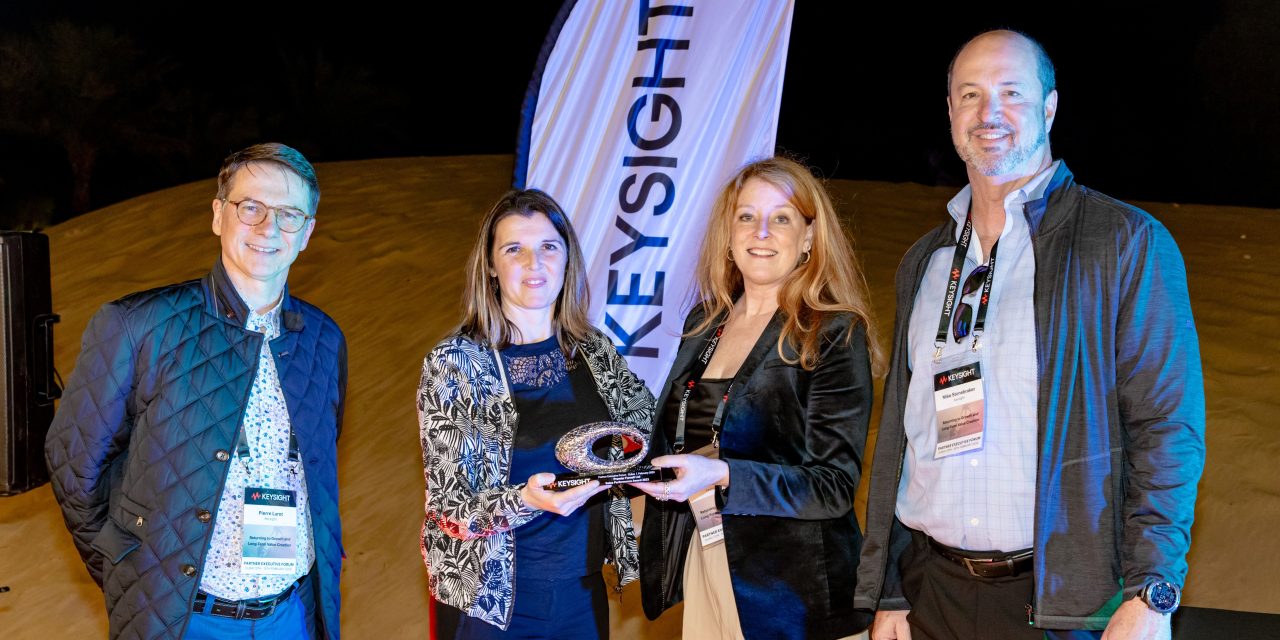 Farnell Receives EMEAI Sales Performance Award 2023 from Keysight Technologies