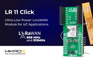 lr 11 click pr banner MIKROE delivers ultra-low power 915MHz LoraWAN data communications for IoT