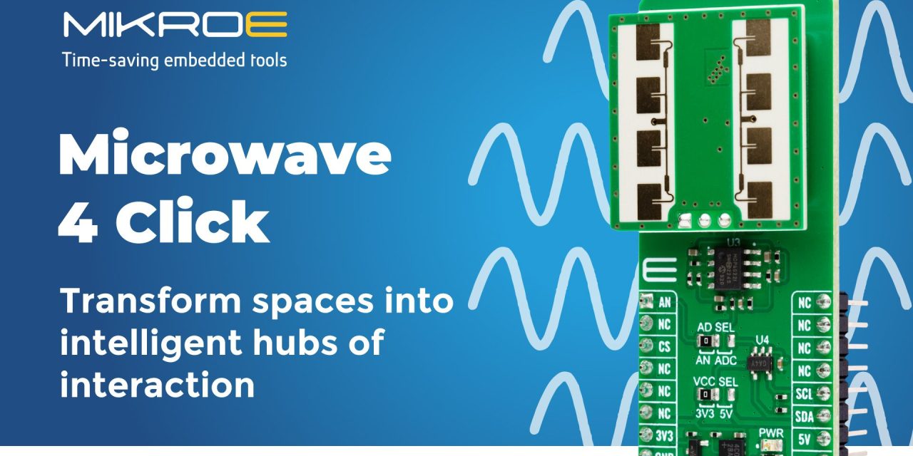 New motion sensor board from MIKROE uses Doppler Shift technology