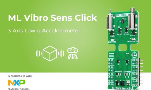 New Click board from MIKROE helps develop and train ML models for vibration analysis