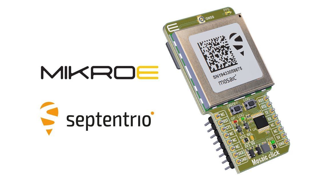 Septentrio mosaic GPS/GNSS now also available in MIKROE Click board ecosystem