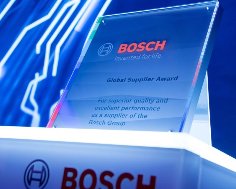 Nexperia receives Bosch Global Supplier Award for the second time in a row