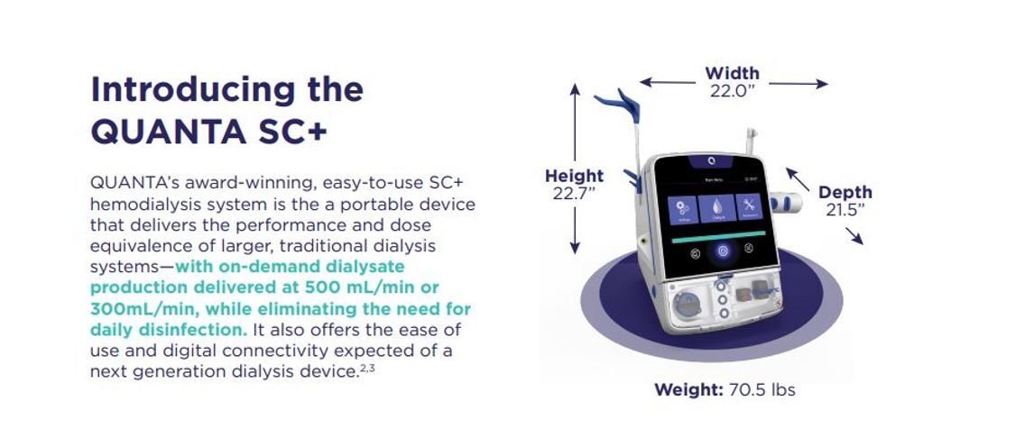 pic Award winning portable Dialysis machine encompasses TFT LCD display from Display Technology.